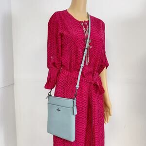 Coach 41320 Kitt Messenger Crossbody IN Pewter